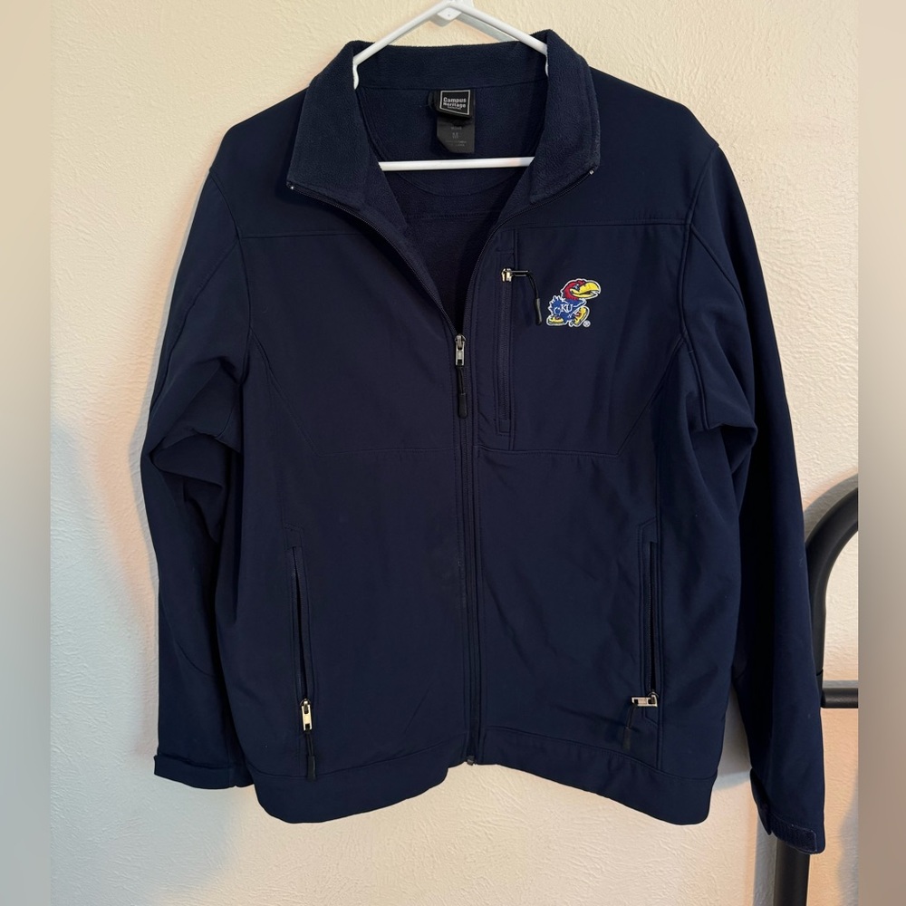 Kansas Jayhawks men’s coat. Size M. Good used condition.